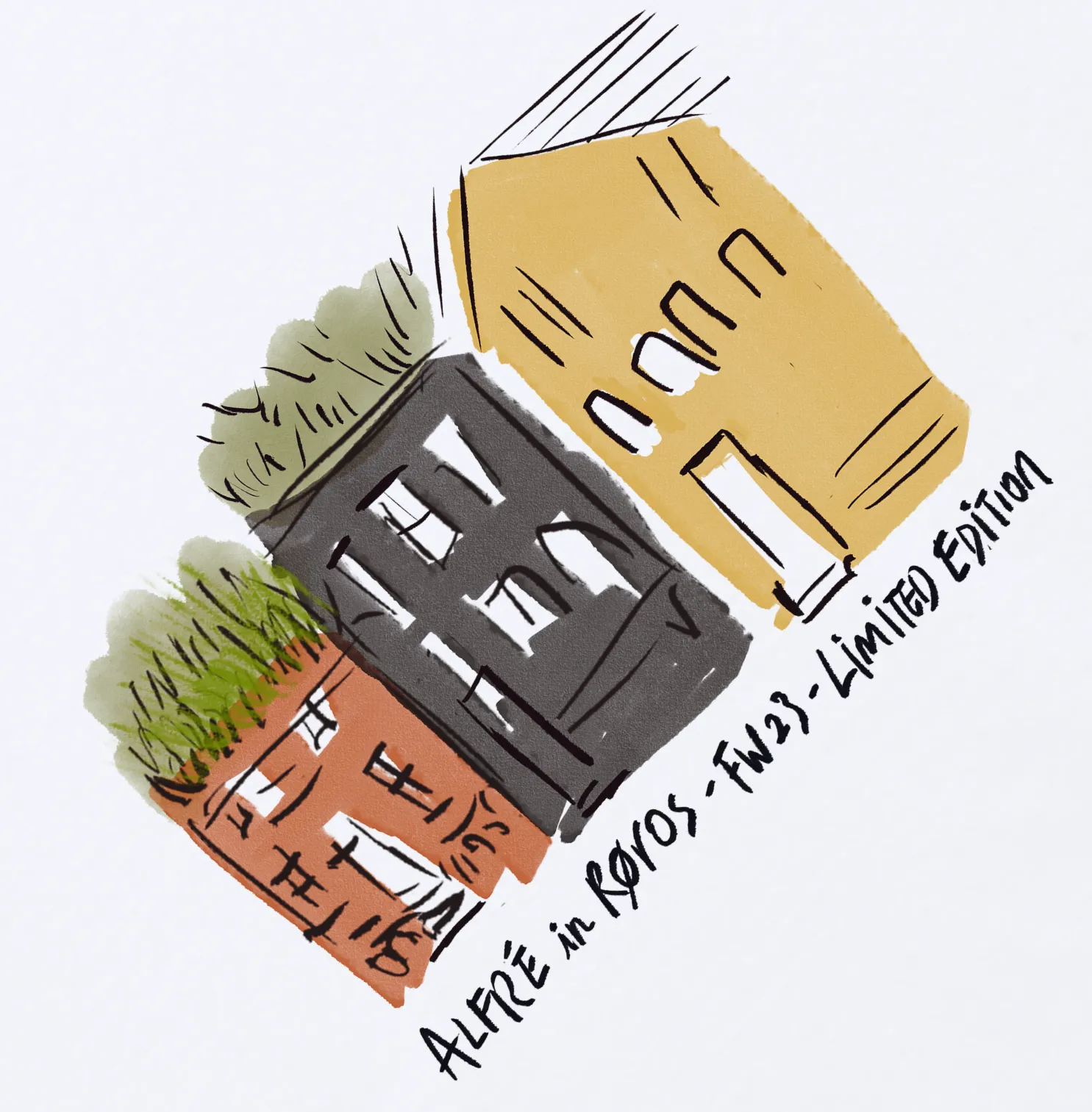 "Alfré in Røros" Limited Edition Graphic Tee (FW23) sold by Le Alfre product image thumbnail 3