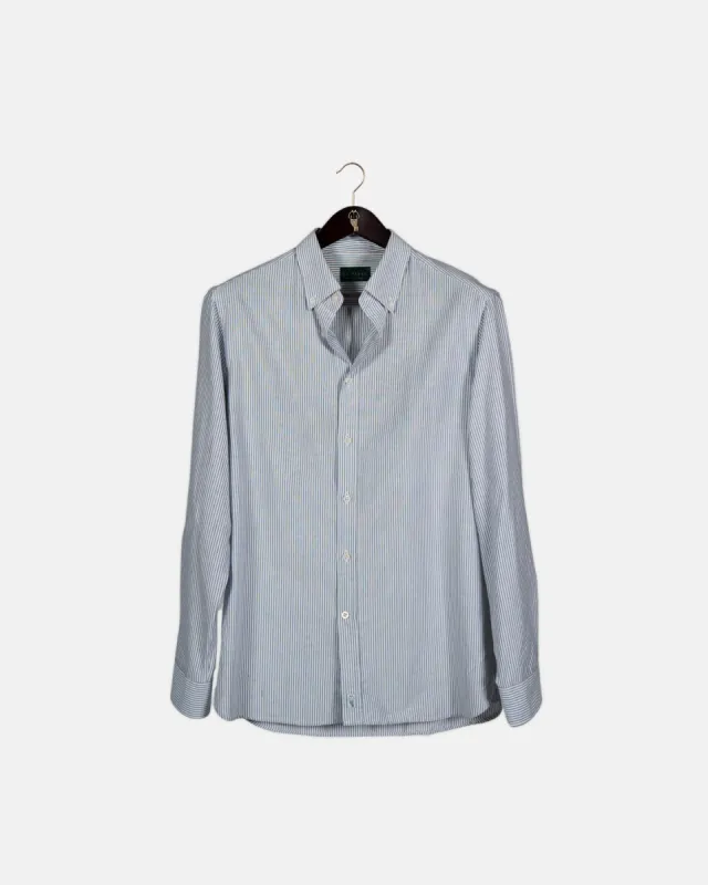 'Le Stripe' Black Oxford Shirt sold by Le Alfre