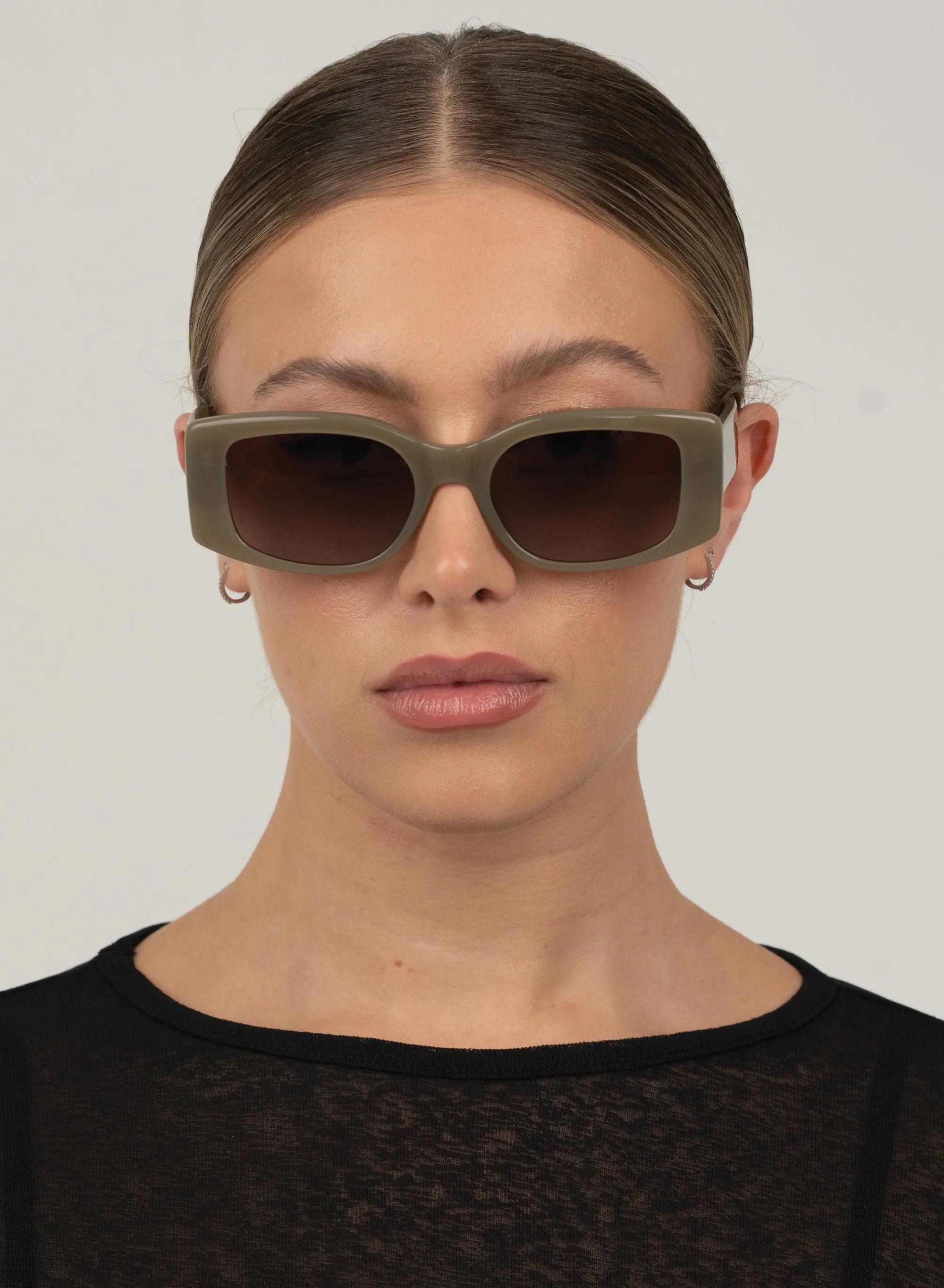 Laia Transparent Olive sold by Otra Eyewear product image thumbnail 4