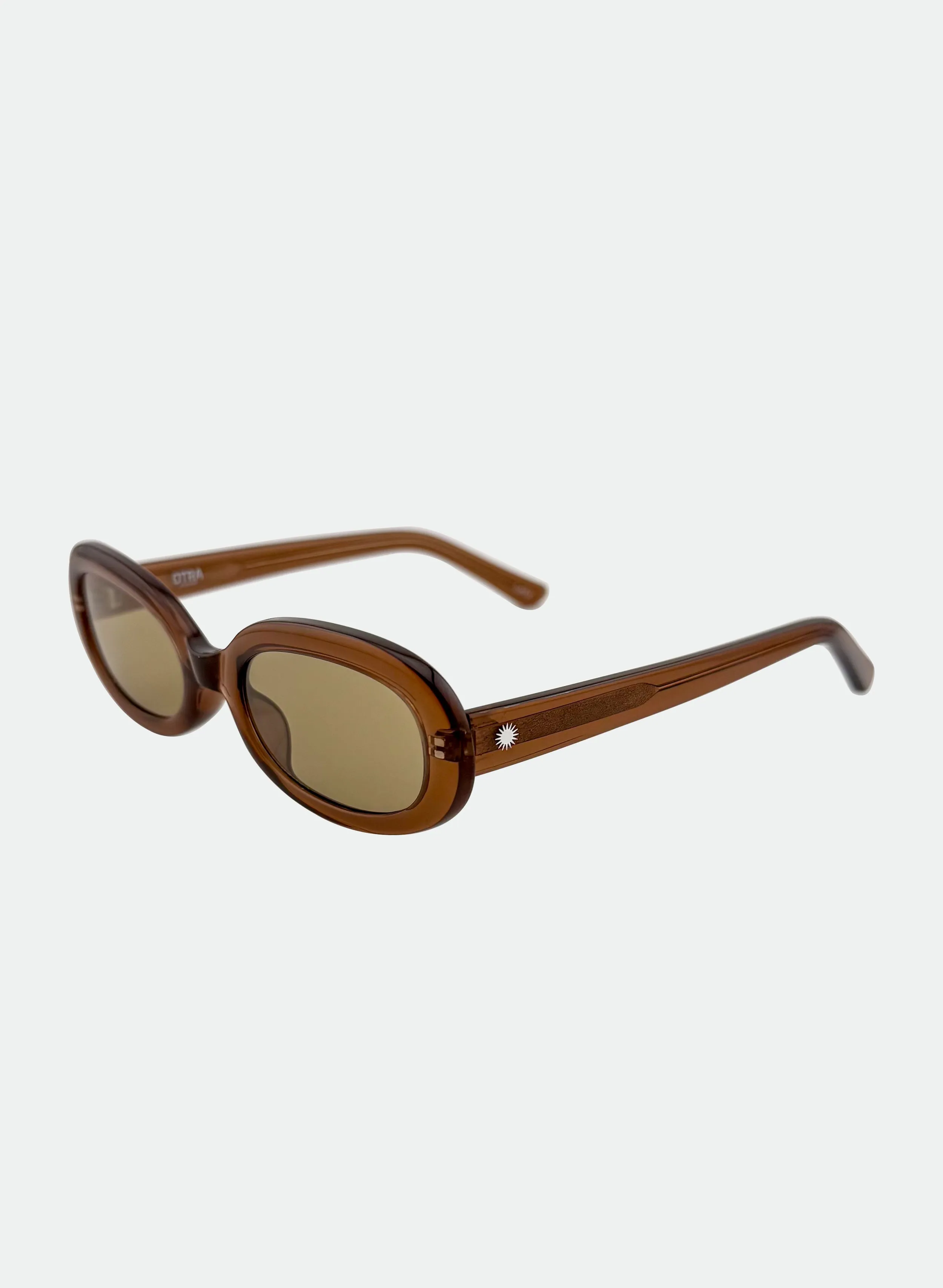 Cleo Transparent Coffee sold by Otra Eyewear product image thumbnail 4