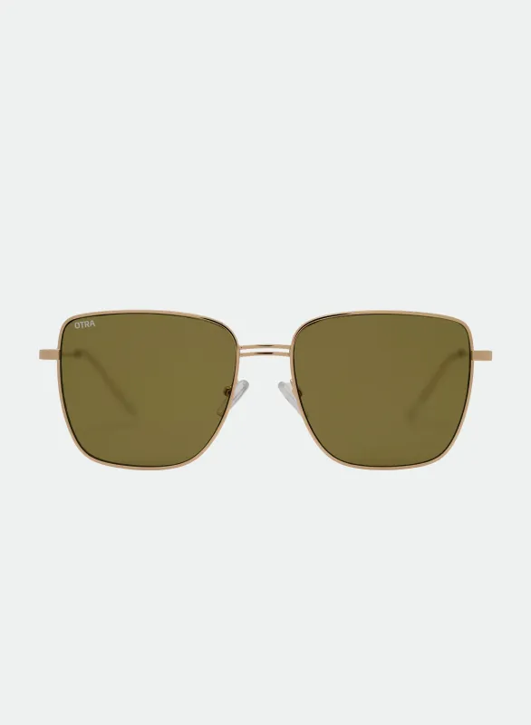 Rita - Gold/Green made by Otra Eyewear