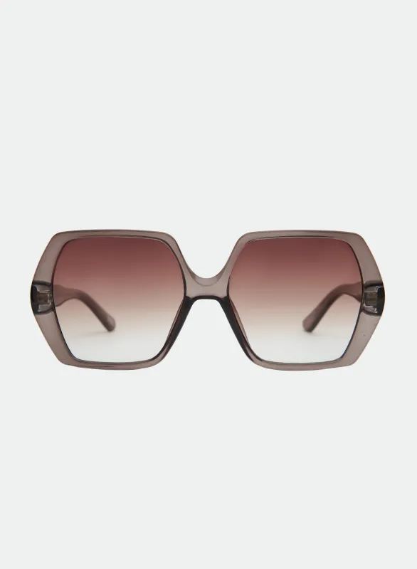 Fleur - Transparent Olive sold by Otra Eyewear