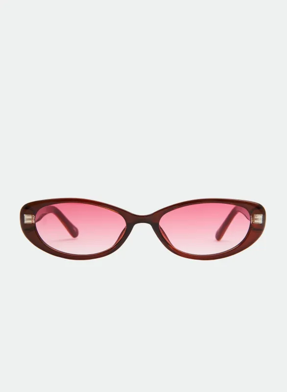 Cami - Pearl Chocolate/ Pink sold by Otra Eyewear