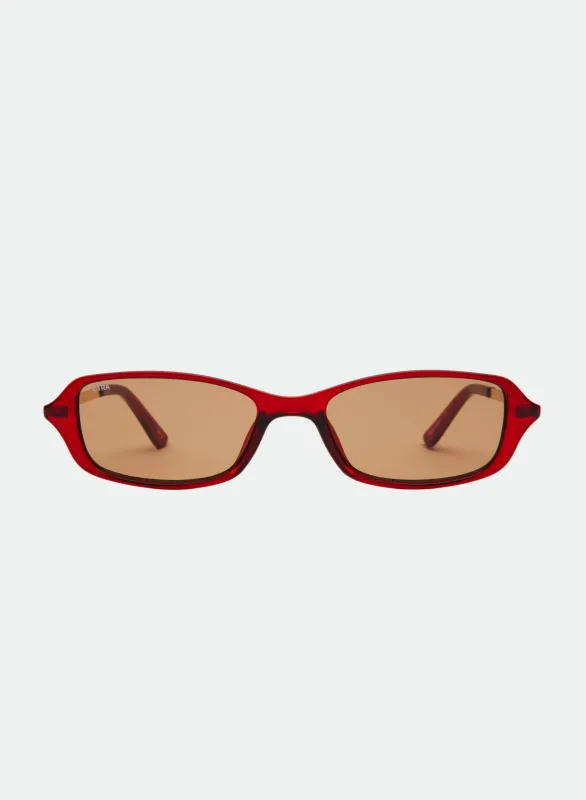 Caysee - Trans Cherry/Brown sold by Otra Eyewear