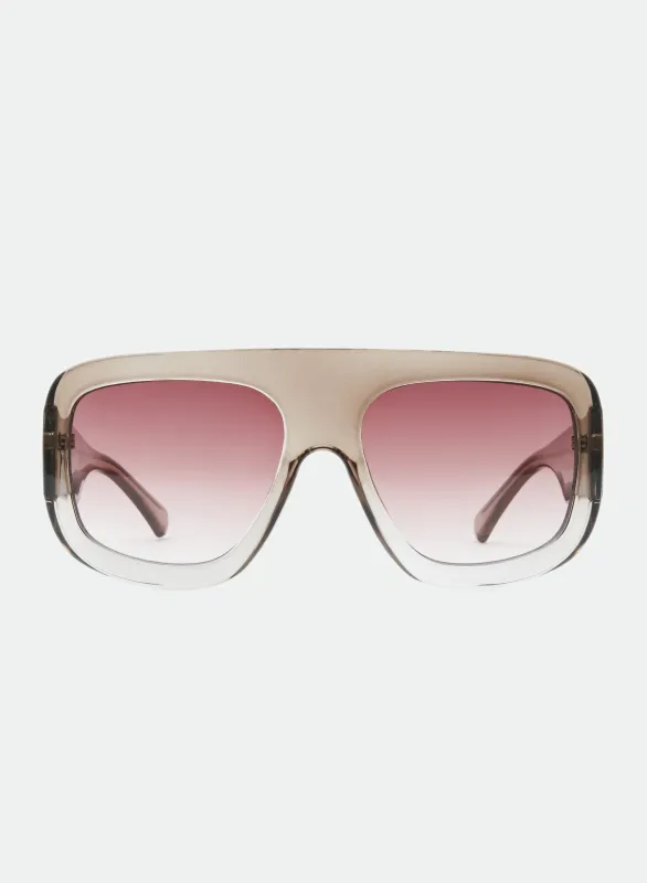 Vail - Trans Olive/ Brown Fade made by Otra Eyewear