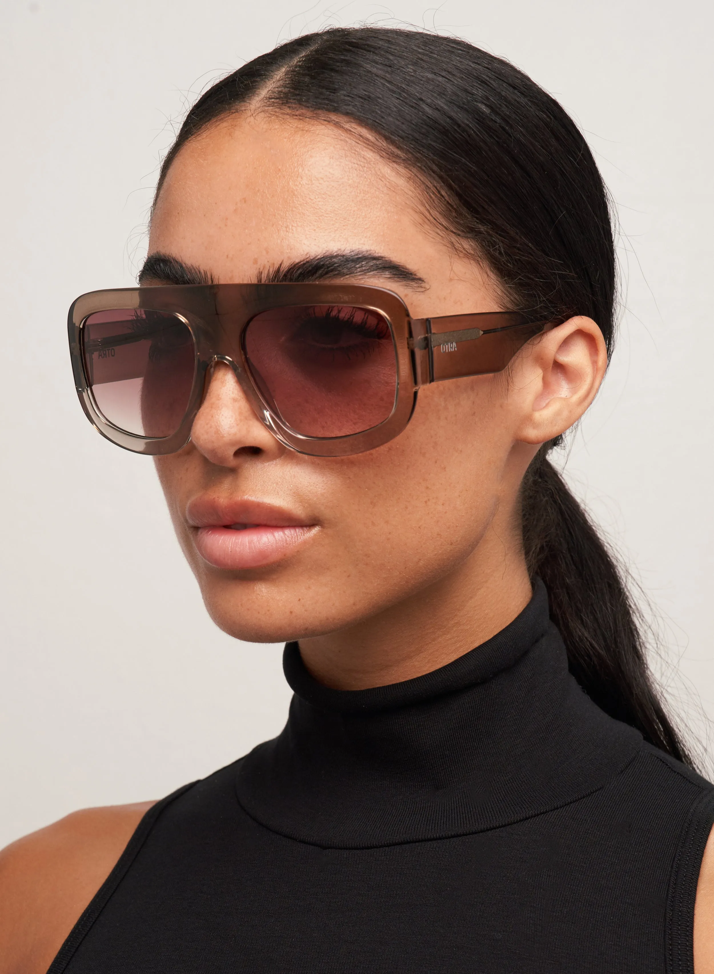 Vail - Trans Olive/ Brown Fade sold by Otra Eyewear product image thumbnail 4