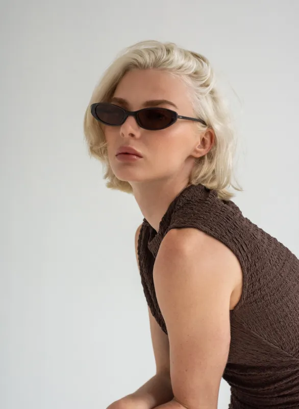 Lulu - Dark Chocolate sold by Otra Eyewear