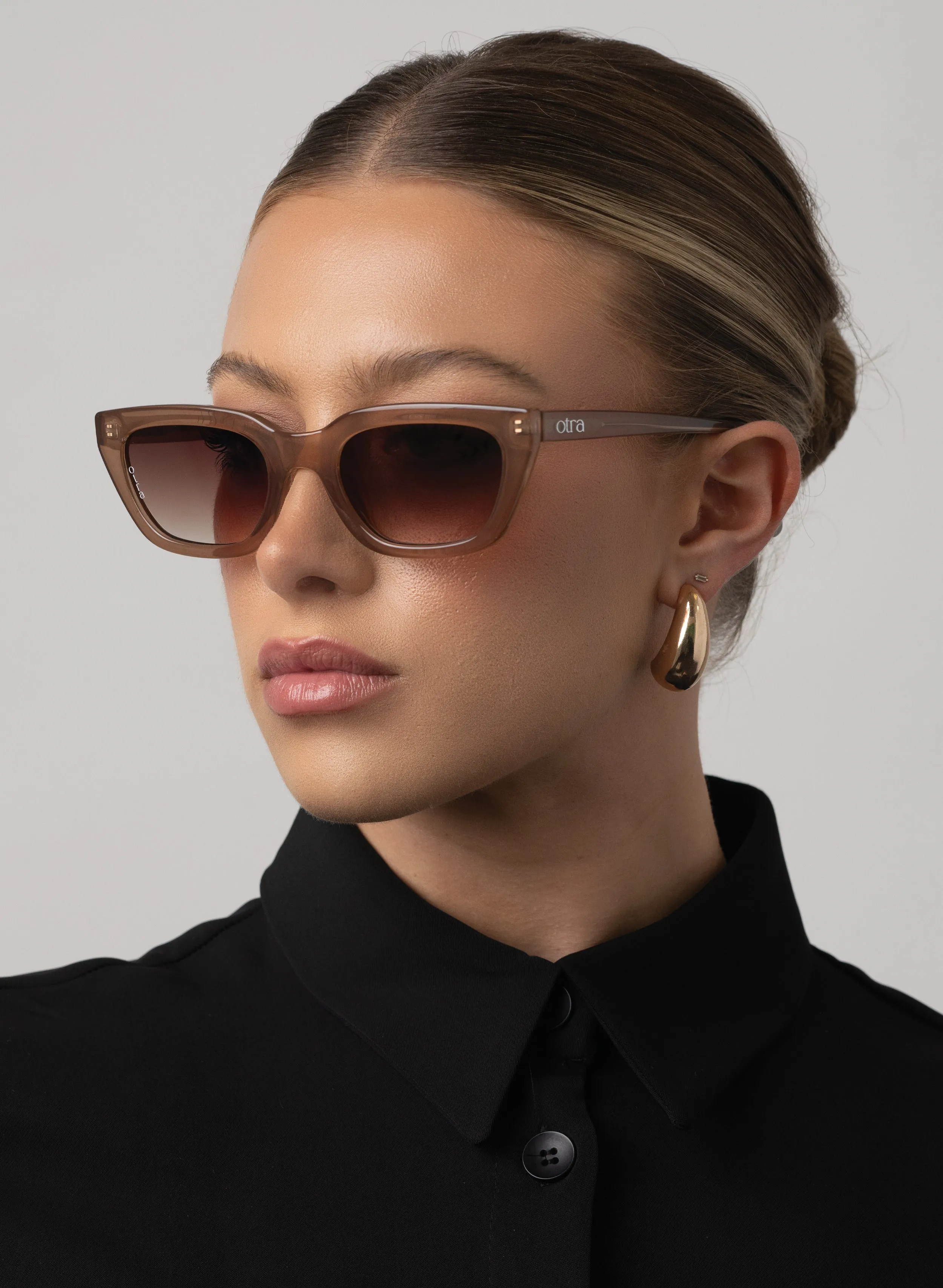 Nove - Transparent Coffee sold by Otra Eyewear product image thumbnail 2