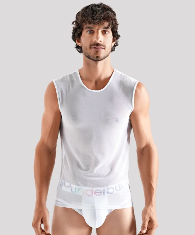 TRANSPARENT PRIDE Tank Top made by Rounderbum