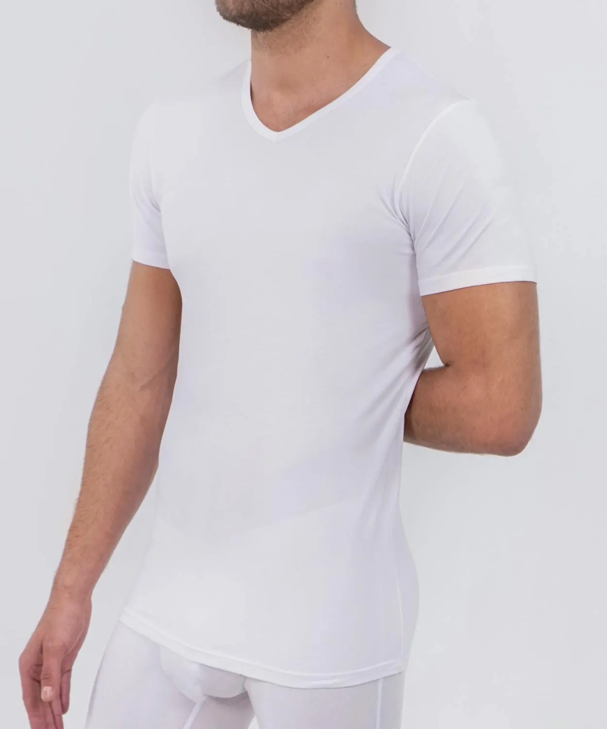 T-Shirt V Neck - Essentials sold by Rounderbum product image thumbnail 3