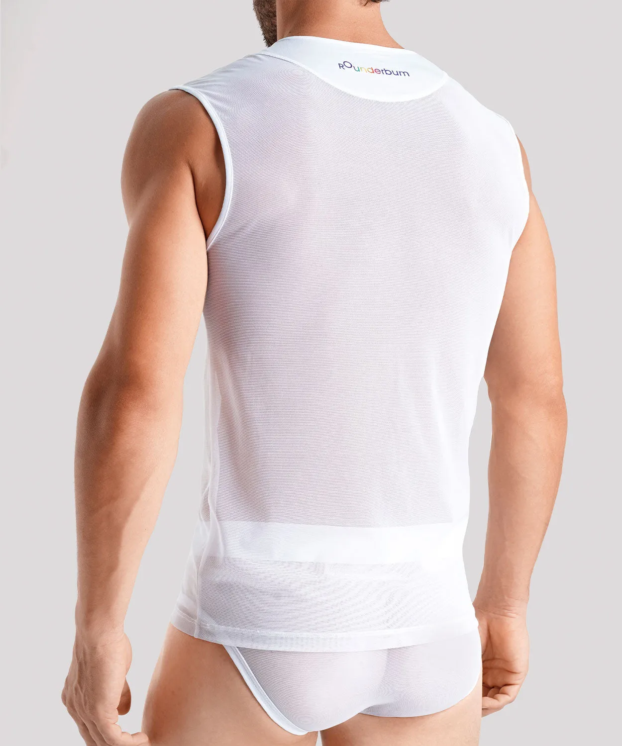 TRANSPARENT PRIDE Tank Top sold by Rounderbum product image thumbnail 2