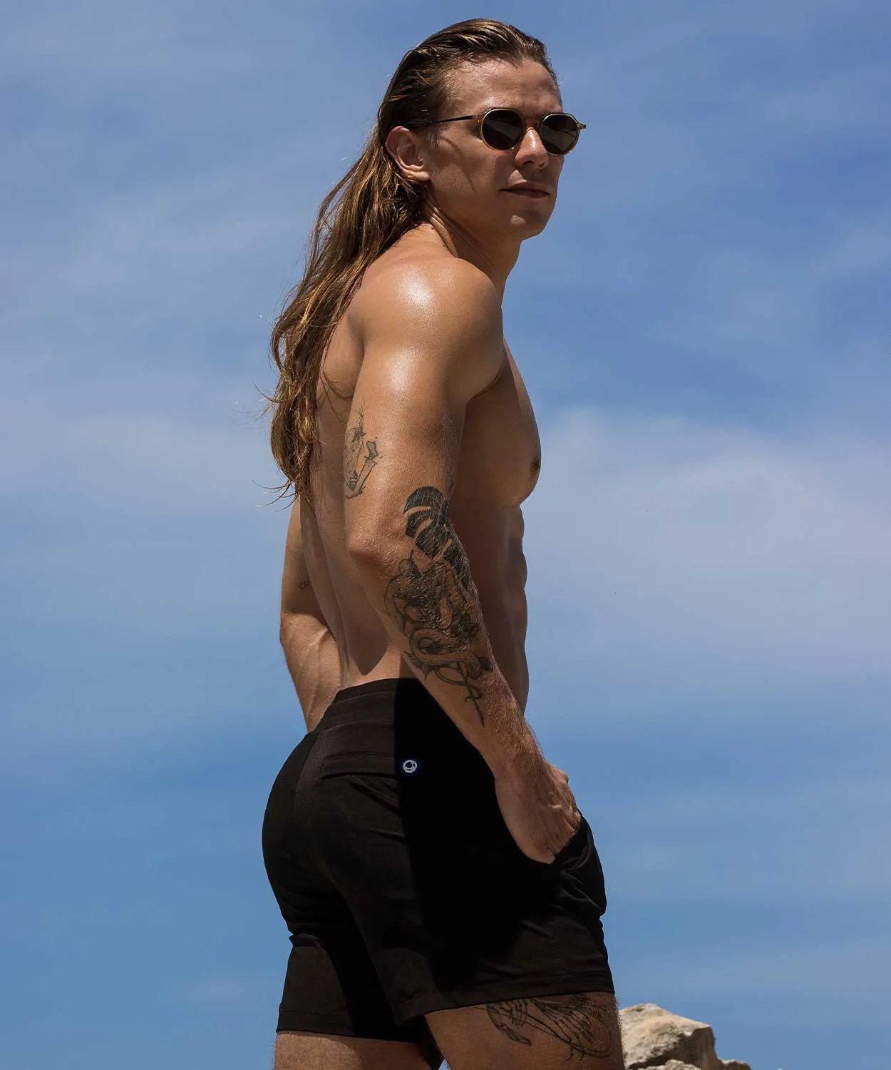 H2O Relaxed Padded Swim Short sold by Rounderbum product image thumbnail 2