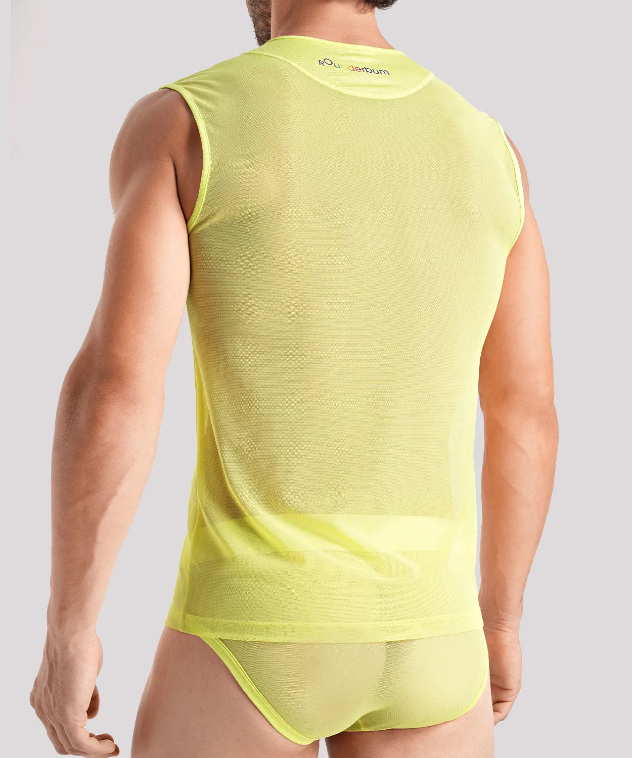 TRANSPARENT PRIDE Tank Top sold by Rounderbum product image thumbnail 2