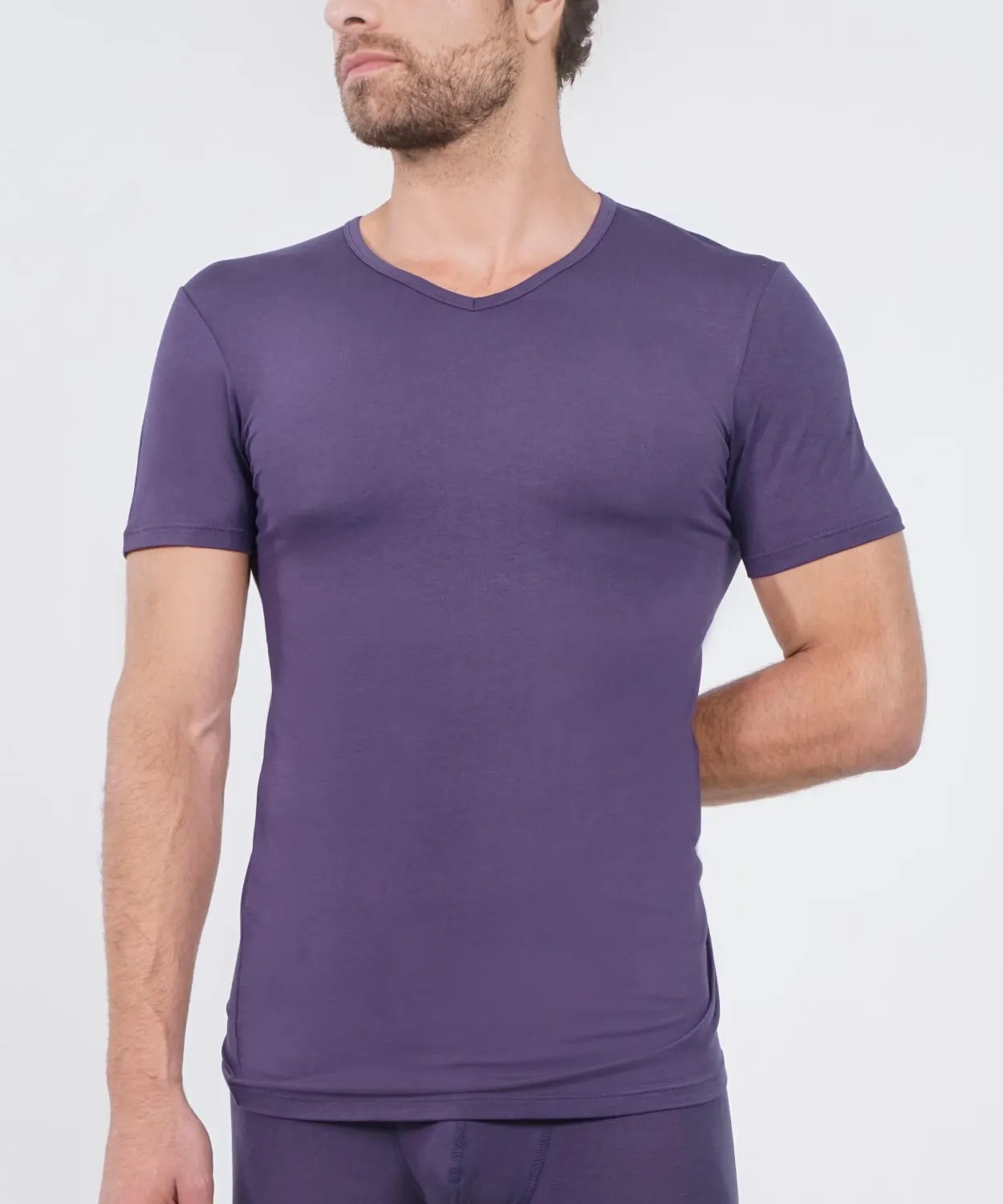 Essentials Modal T-Shirt V Neck sold by Rounderbum