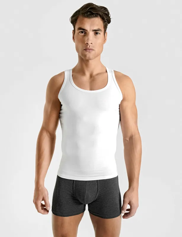 Cotton Compression Tank Top sold by Rounderbum