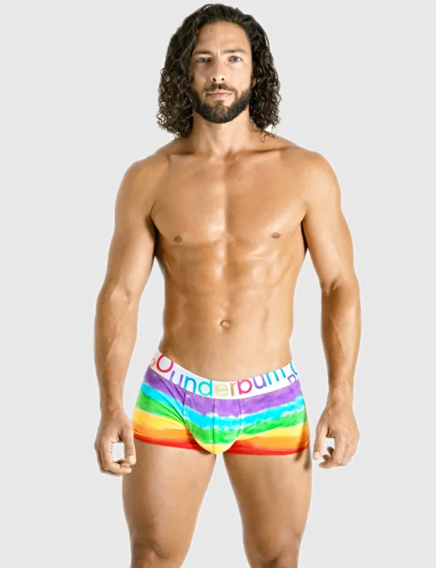 PRIDE-DYE Padded Boxer Trunk sold by Rounderbum