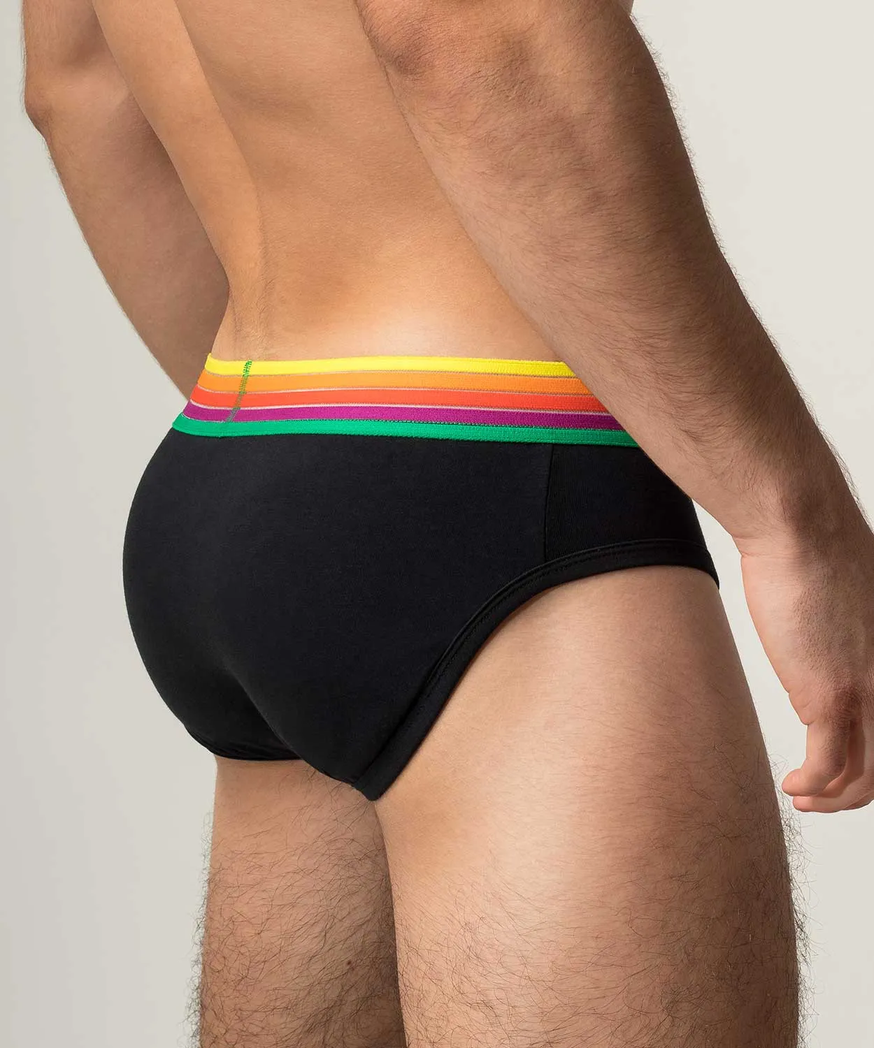 RAINBOW RUSH Padded Brief sold by Rounderbum product image thumbnail 3