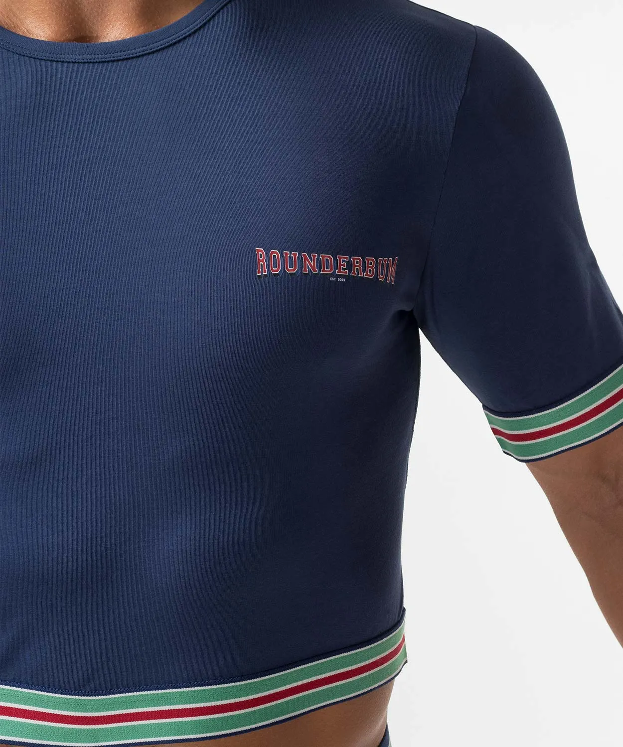 VARSITY Padded Crop Top sold by Rounderbum product image thumbnail 5