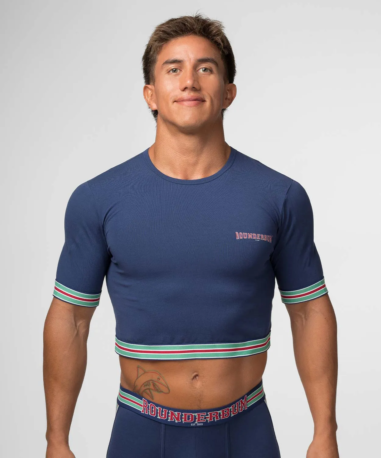 VARSITY Padded Crop Top sold by Rounderbum