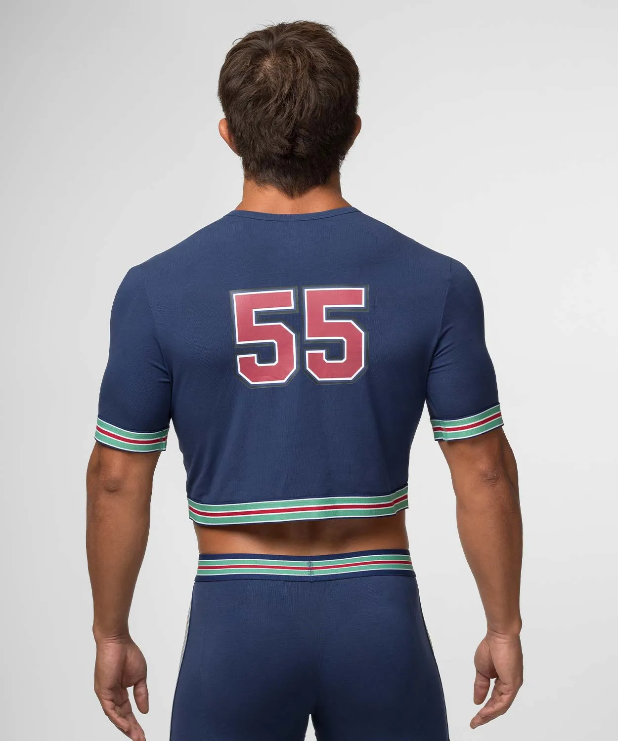 VARSITY Padded Crop Top sold by Rounderbum product image thumbnail 3