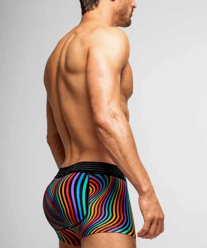 WAVEFORM PRIDE Padded Boxer Trunk made by Rounderbum