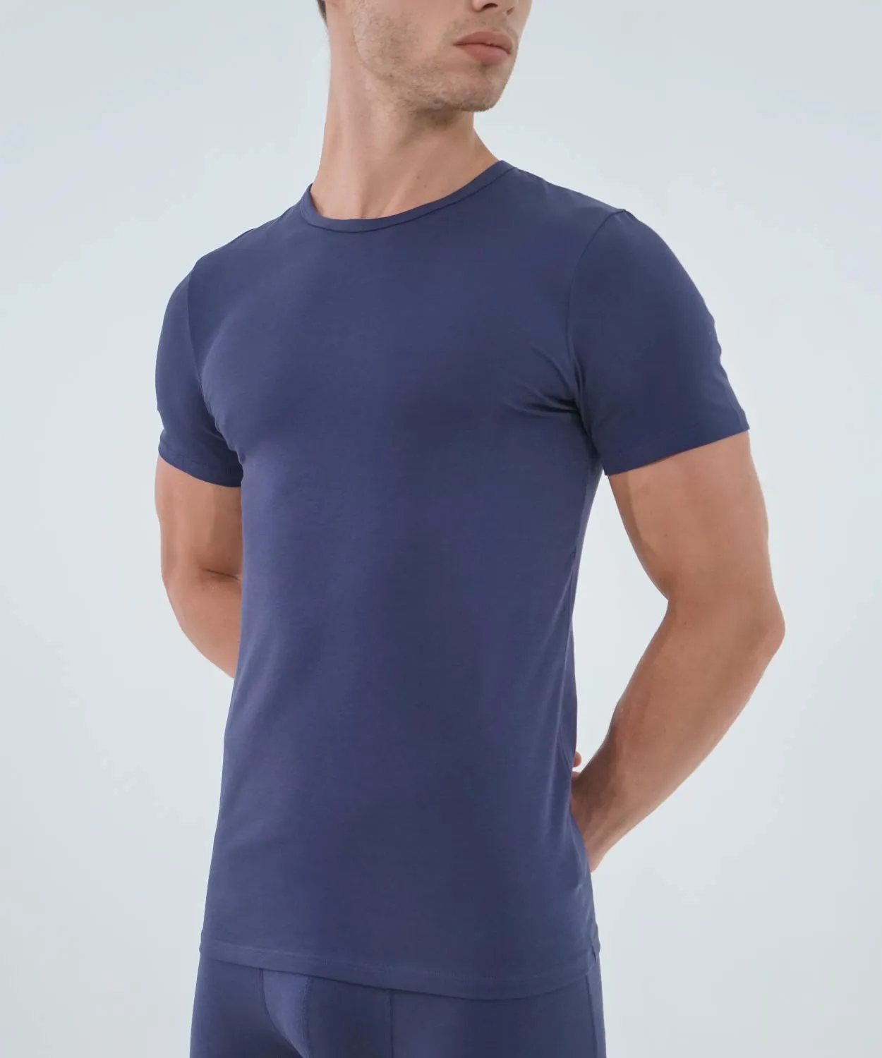 Essentials Cotton T-Shirt Crew Neck sold by Rounderbum product image thumbnail 3