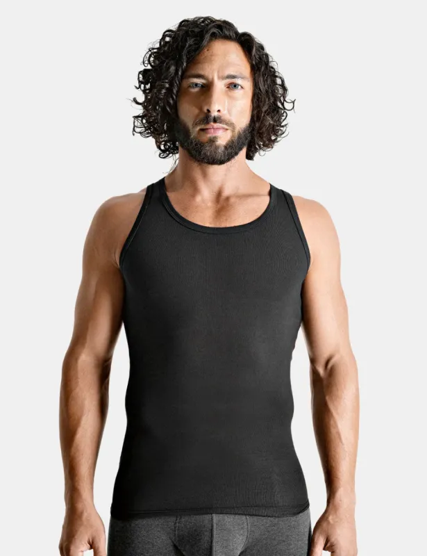 Cotton Compression Tank Top sold by Rounderbum