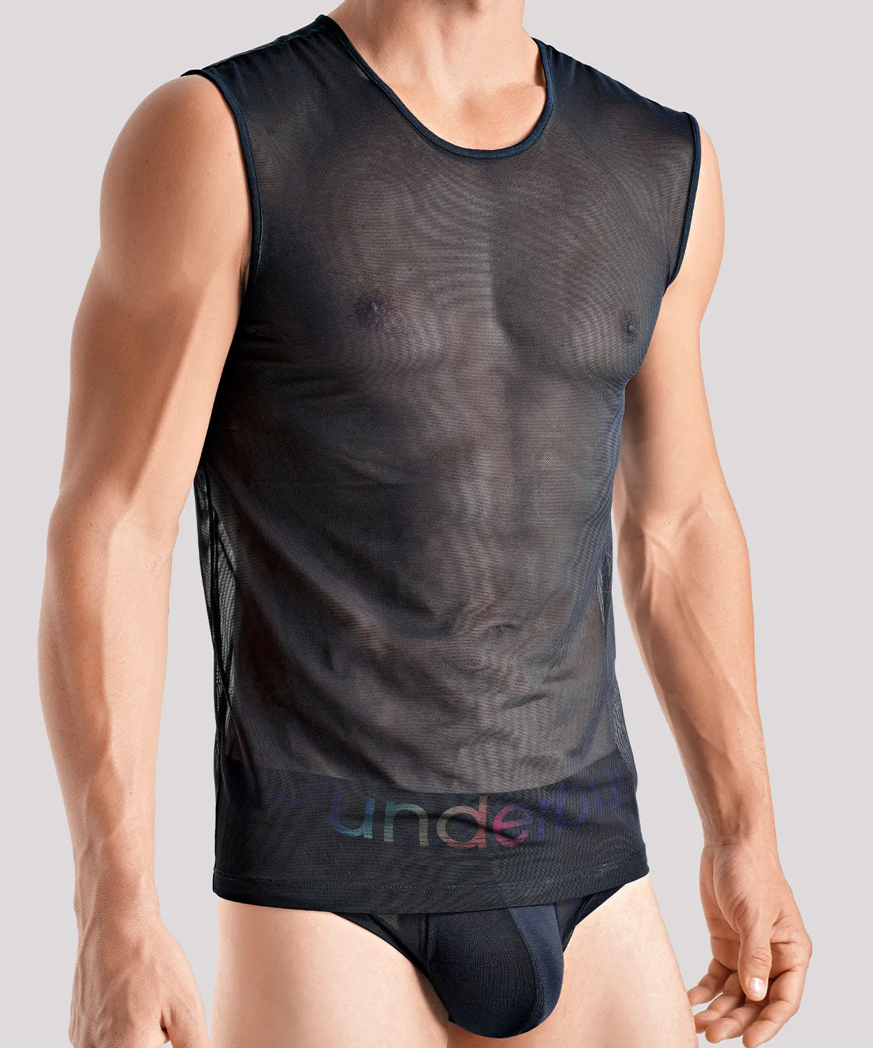 TRANSPARENT PRIDE Tank Top sold by Rounderbum product image thumbnail 5