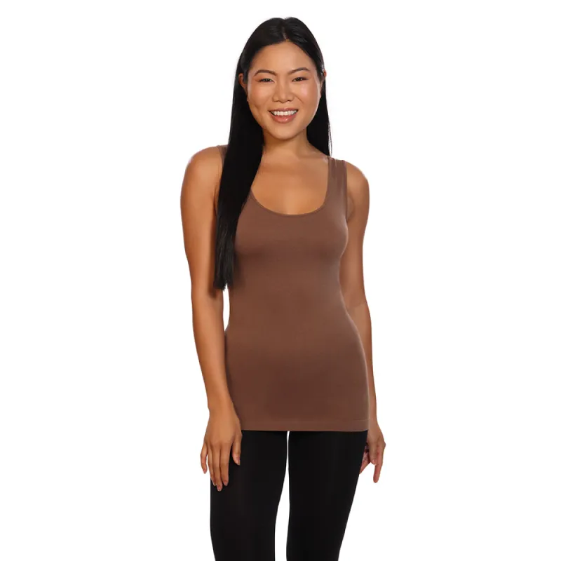 Skin Basic Tank Top Taupe sold by skinnytees