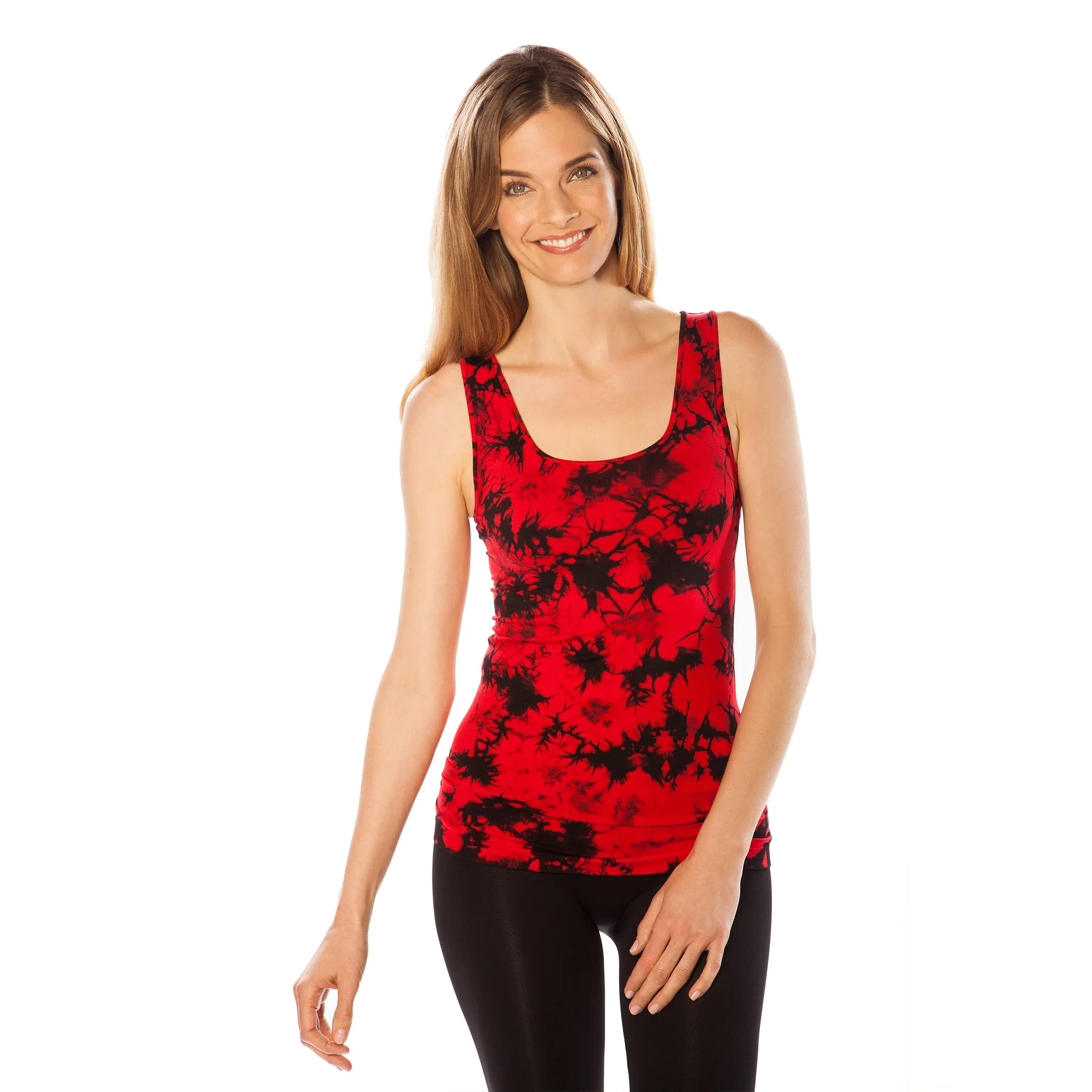 Camo Tie Dye Tank Top sold by skinnytees product image thumbnail 2