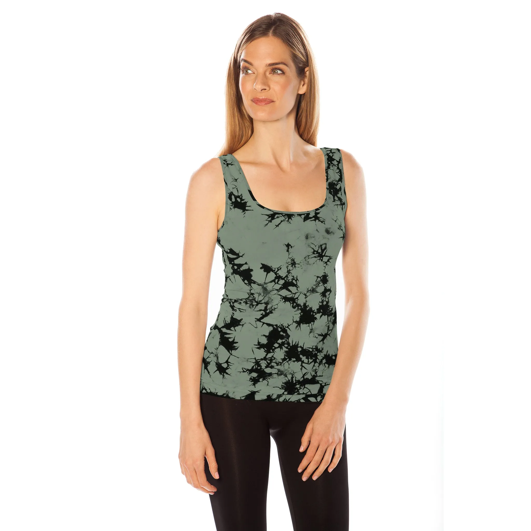 Camo Tie Dye Tank Top sold by skinnytees product image thumbnail 3