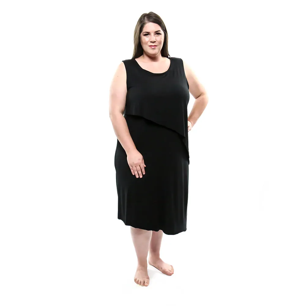 Plus Asymmetrical Dress sold by skinnytees product image thumbnail 2