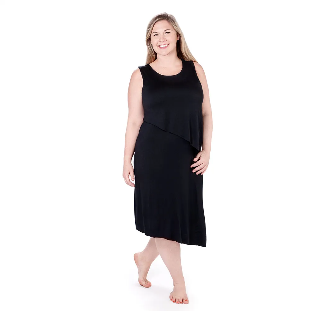 Plus Asymmetrical Dress sold by skinnytees