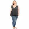 Plus Silk Tank w/ Ties Final Sale sold by skinnytees