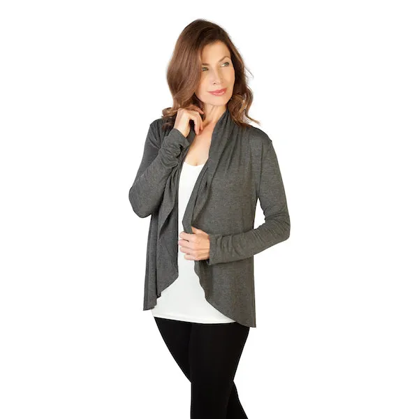 Short Open Front Cardigan sold by skinnytees