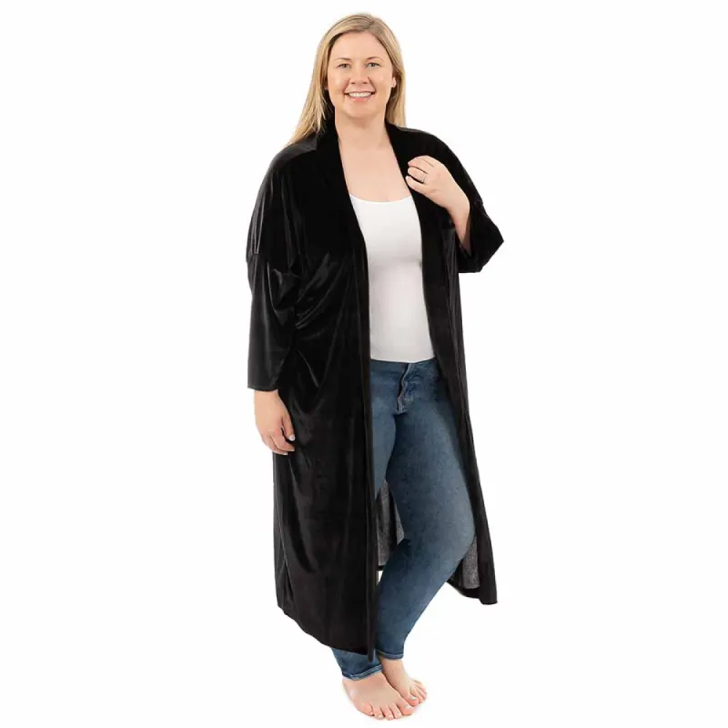 Plus Velvet Duster sold by skinnytees