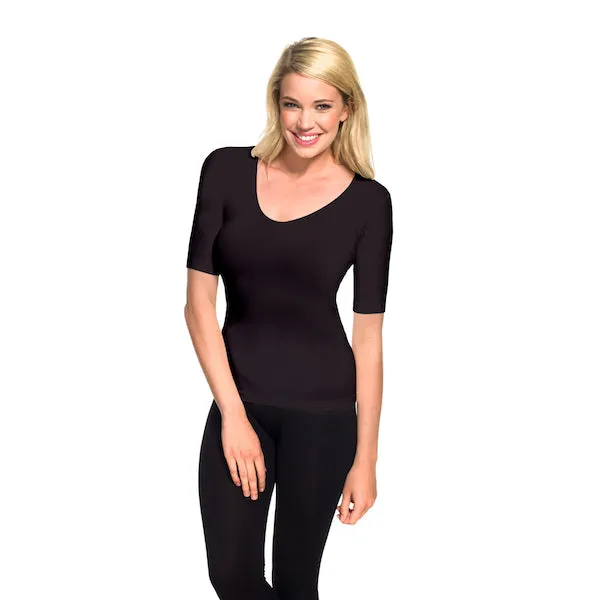 V Neck 1/2 Sleeve Tee sold by skinnytees product image thumbnail 2