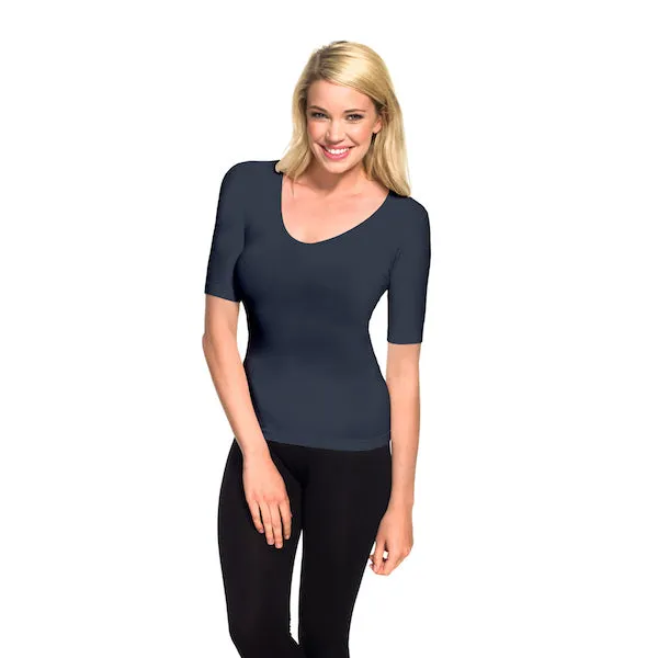 V Neck 1/2 Sleeve Tee sold by skinnytees product image thumbnail 3