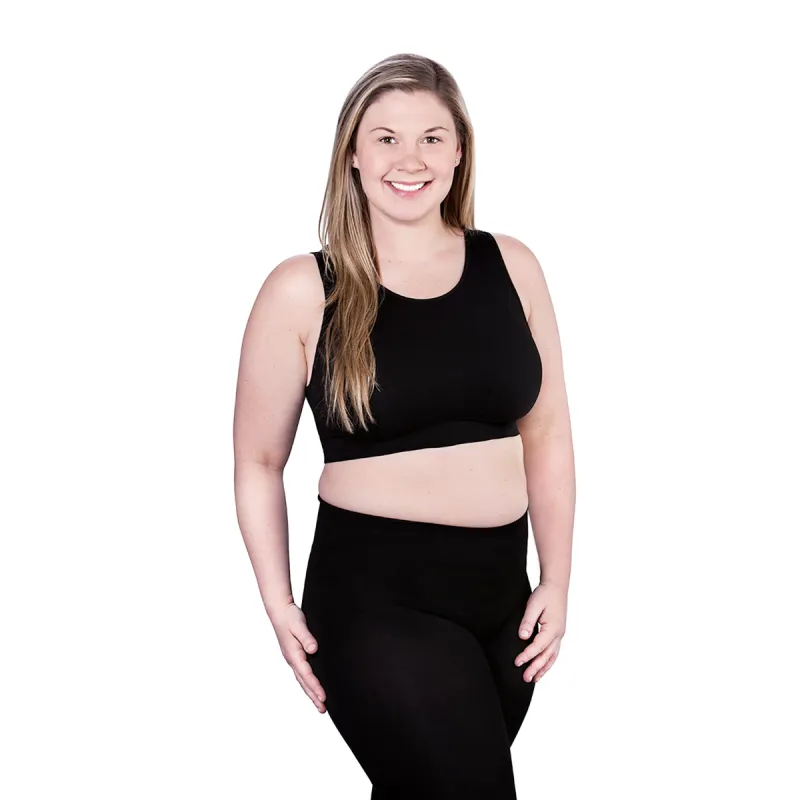Plus Sleeveless Crop Top sold by skinnytees