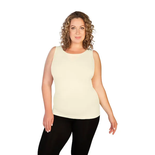 Plus Mesh Panel Tank Top sold by skinnytees product image thumbnail 4