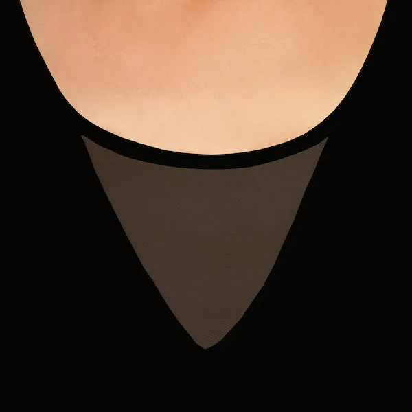 Plus Mesh Panel Tank Top sold by skinnytees product image thumbnail 3