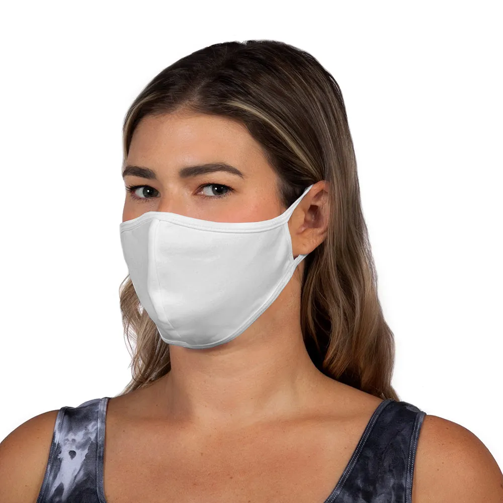 Plus White Basic Tank + 2 White Face Masks sold by skinnytees product image thumbnail 2