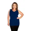 Plus V-Neck Tank Top sold by skinnytees