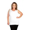 Plus V-Neck Tank Top sold by skinnytees