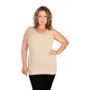 Plus V-Neck Tank Top sold by skinnytees