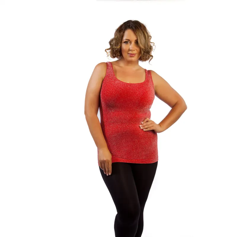 Plus Sparkle Tank Top sold by skinnytees