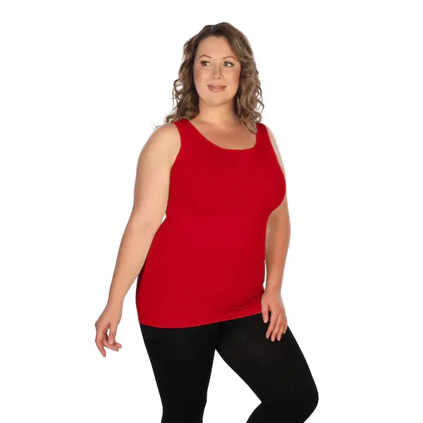 Plus Mesh Panel Tank Final Sale sold by skinnytees