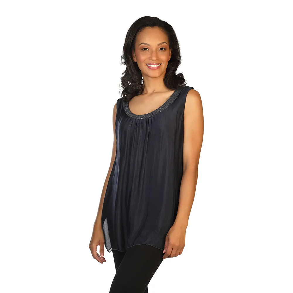 Silk Sequin Top sold by skinnytees product image thumbnail 3