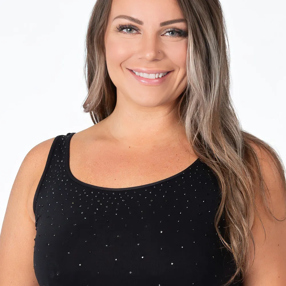 Plus Rhinestone Tank Top sold by skinnytees product image thumbnail 2