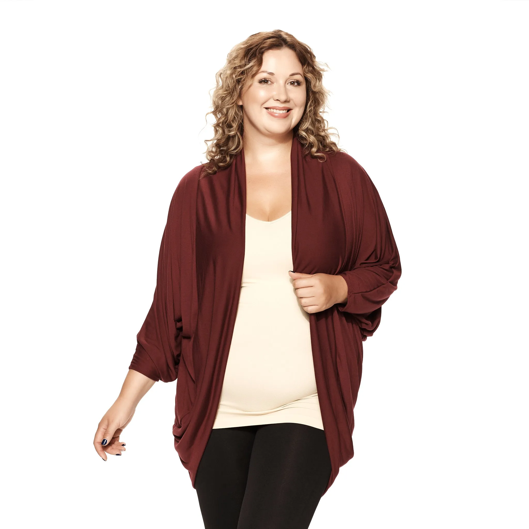 Plus Cocoon Cardigan sold by skinnytees product image thumbnail 4